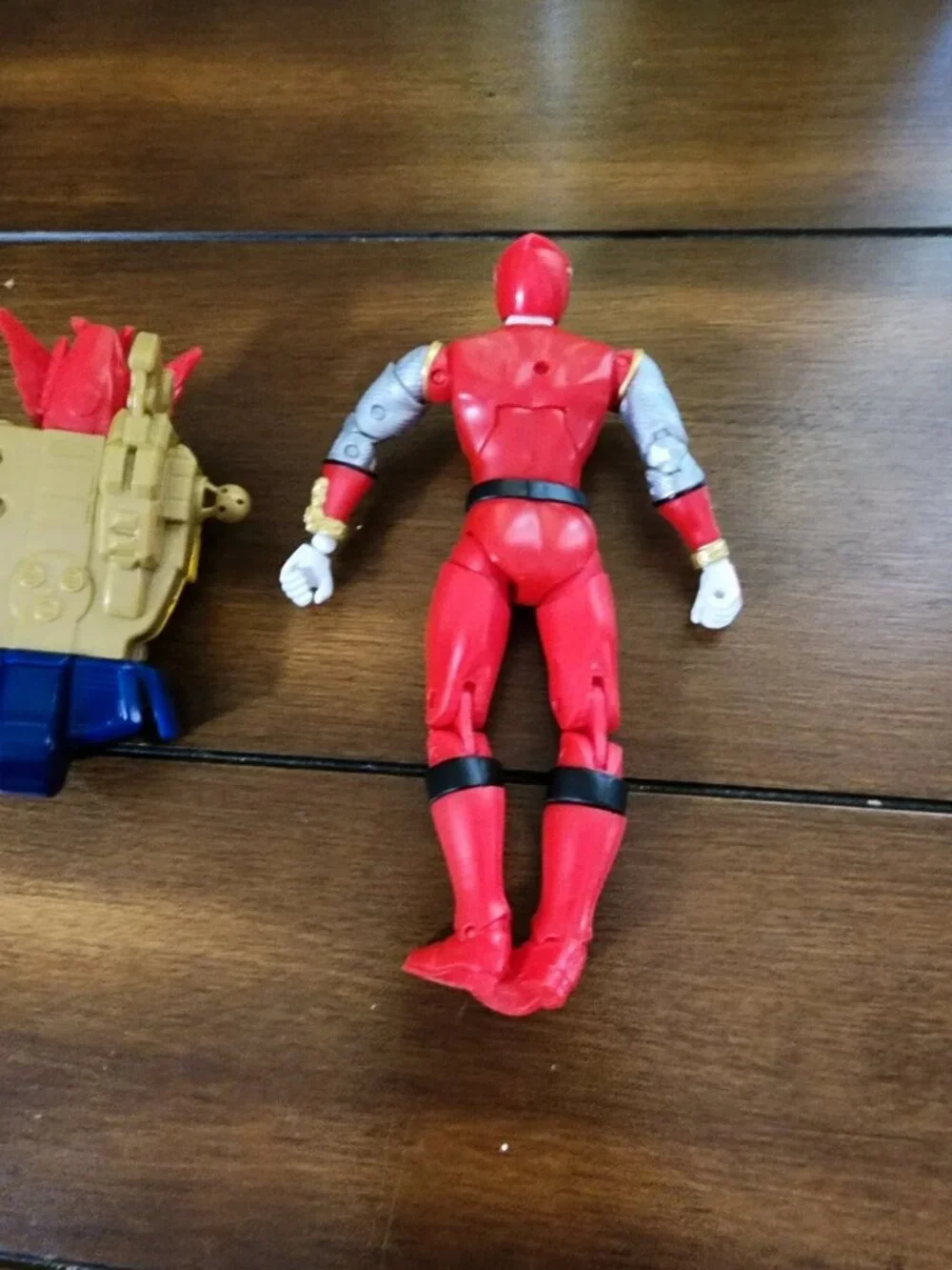 Power Ranger Ninji Storm Red Wing Ranger & Megazord Builder Piece